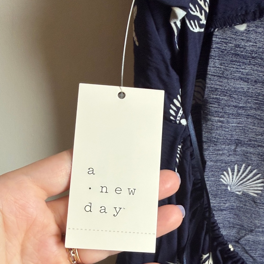 A new day Navy Blue Star and Sea Shells Maxi Dress - Picture 4 of 7